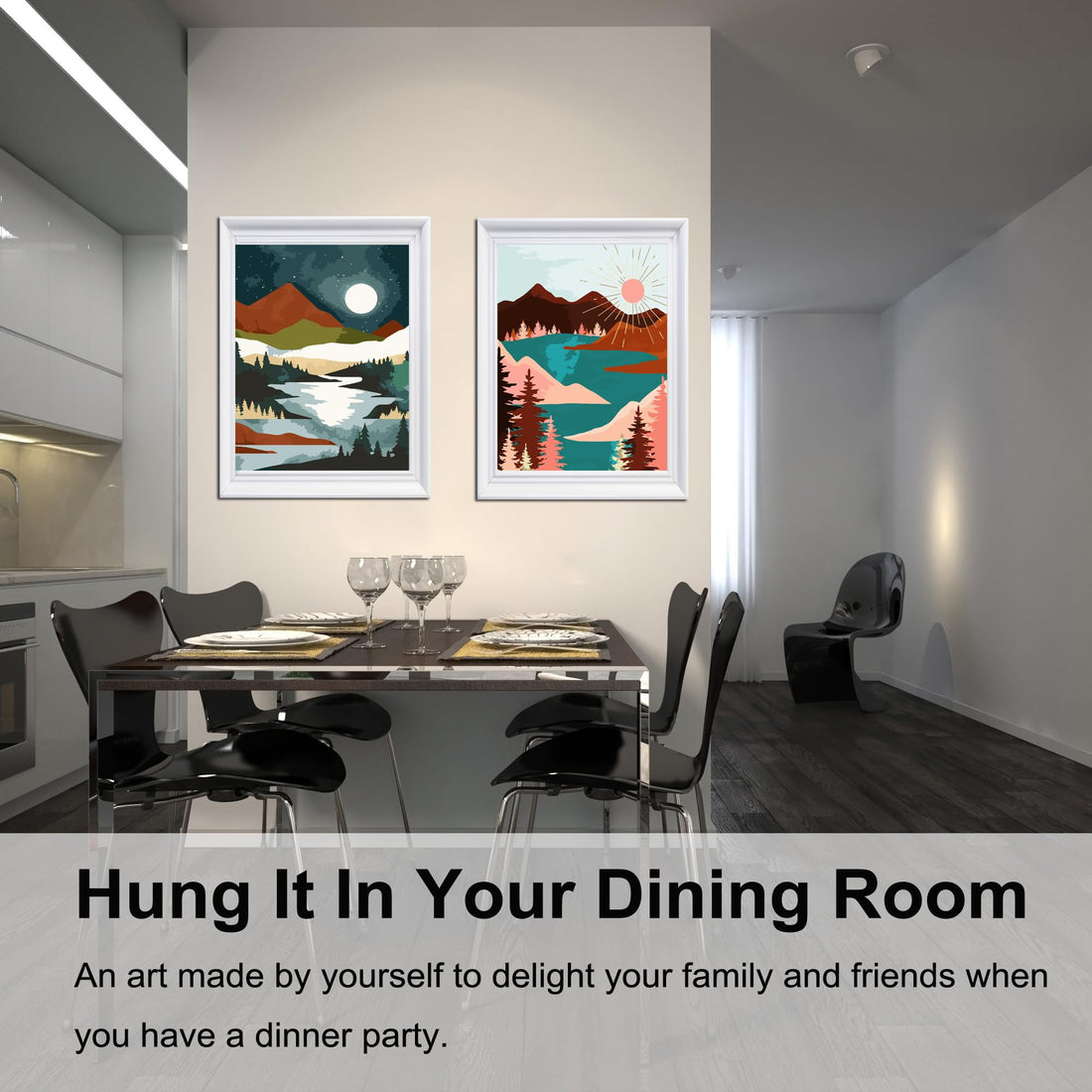 Paint by Numbers Kit for Adults,16" Lx20 W Canvas for Painting Kits for Adults in Colorful Box-Breathtaking Colorful Scenery 8481-Already Stretched on a Wooden Frame, TCoU Recommendations from Amazon Products