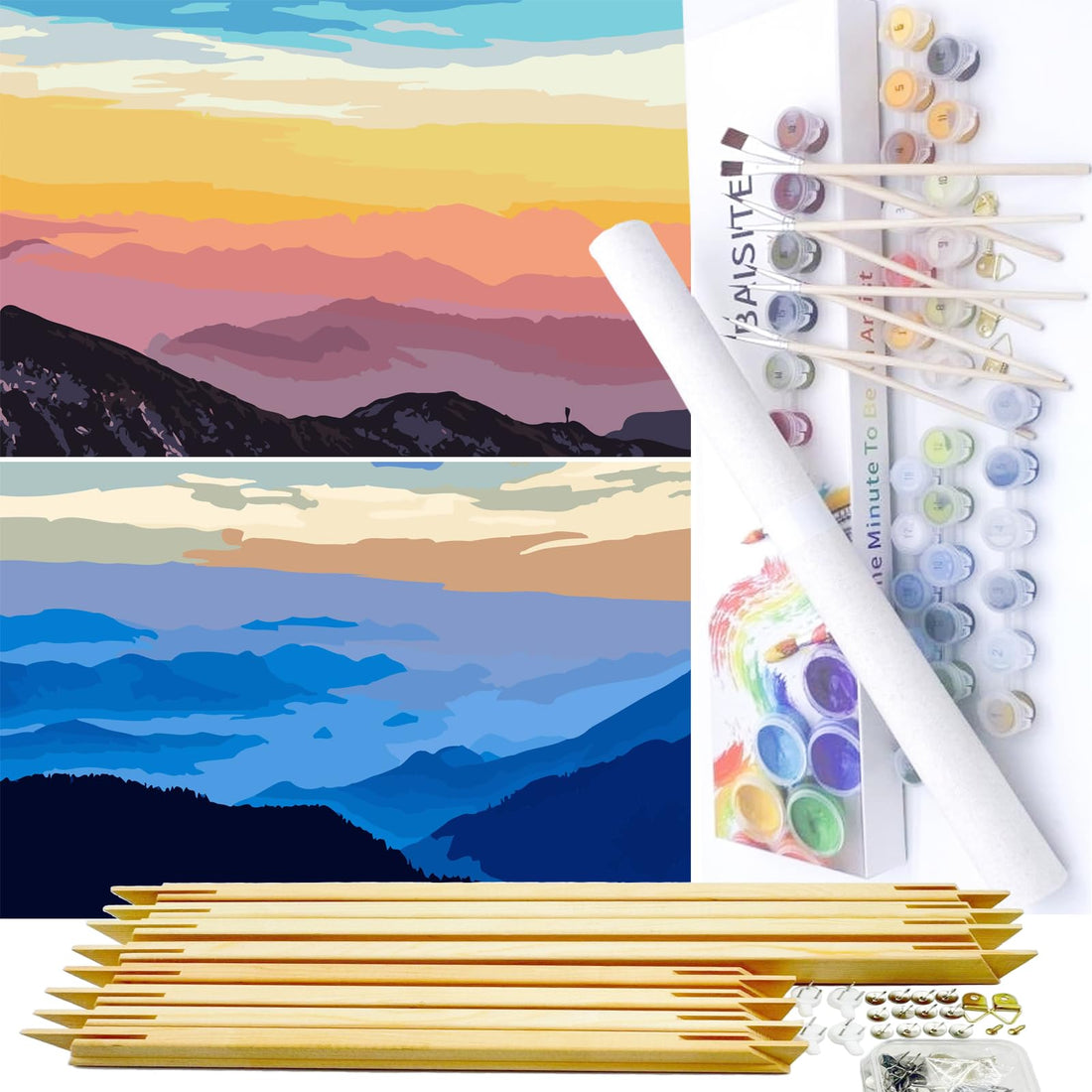 Paint by Numbers Kit for Adults,16" Lx20 W Canvas for Painting Kits for Adults in Colorful Box-Breathtaking Colorful Scenery 8481-Already Stretched on a Wooden Frame, TCoU Recommendations from Amazon Products