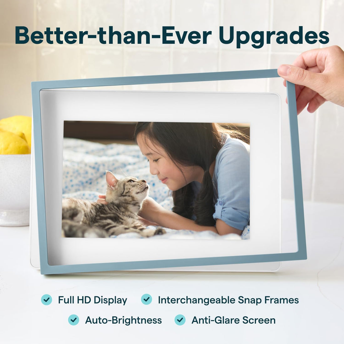 x-Amazon Best Finds - Gifts-Electronics --Skylight Digital Picture Frame, Load from Phone Capability, 10" White