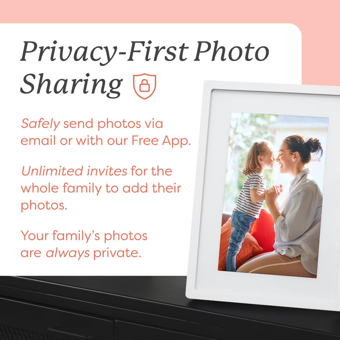 x-Amazon Best Finds - Gifts-Electronics --Skylight Digital Picture Frame, Load from Phone Capability, 10" White