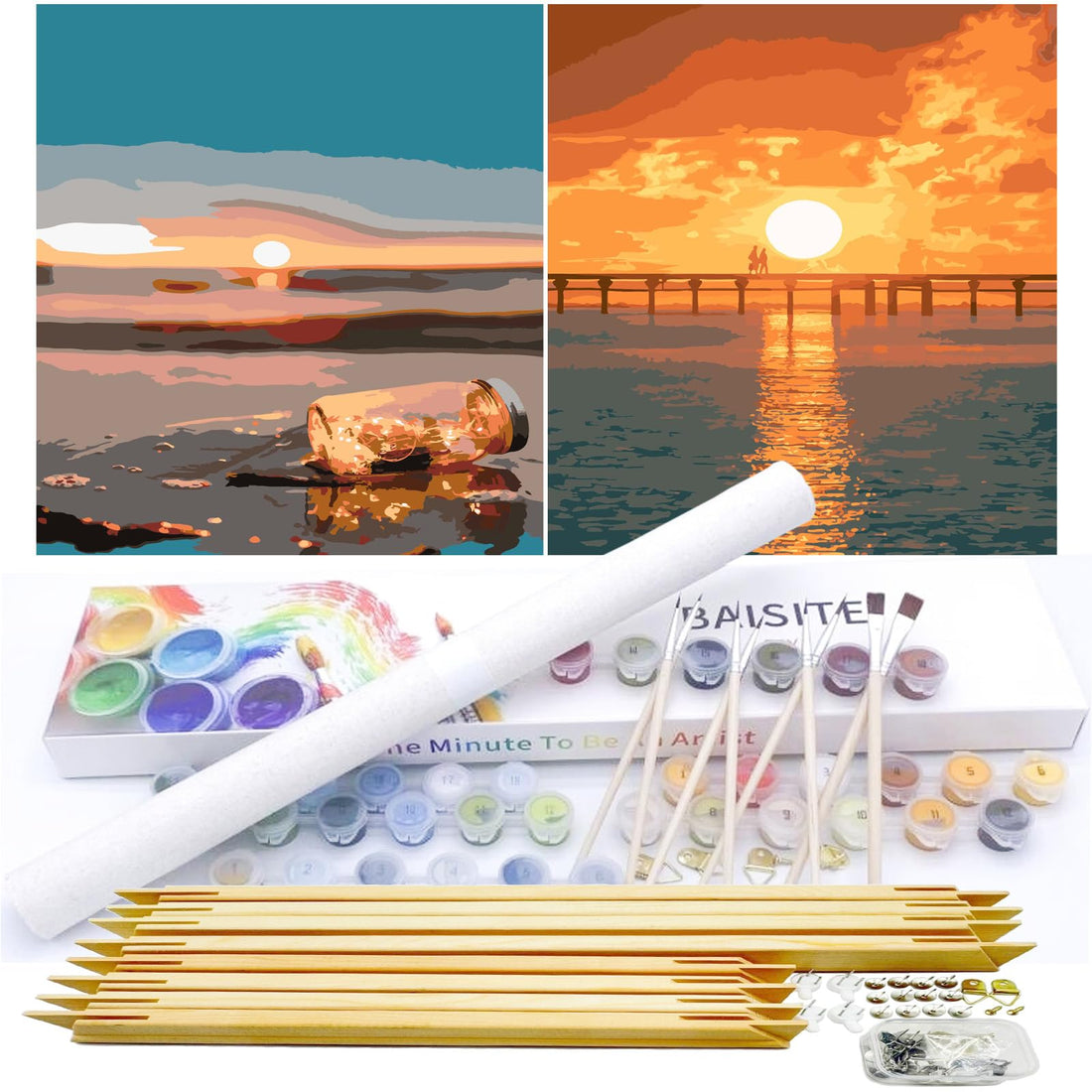 Paint by Numbers Kit for Adults,16" Lx20 W Canvas for Painting Kits for Adults in Colorful Box-Breathtaking Colorful Scenery 8481-Already Stretched on a Wooden Frame, TCoU Recommendations from Amazon Products