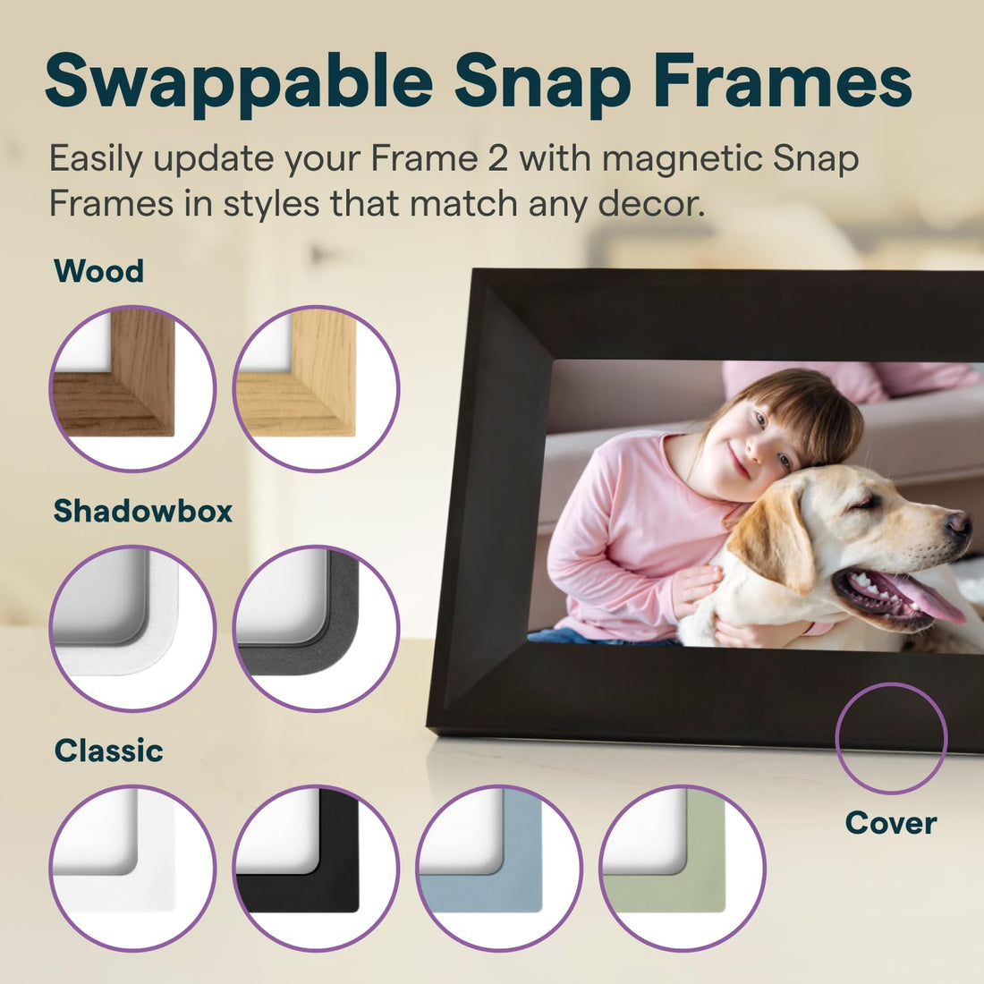 x-Amazon Best Finds - Gifts-Electronics --Skylight Digital Picture Frame, Load from Phone Capability, 10" White
