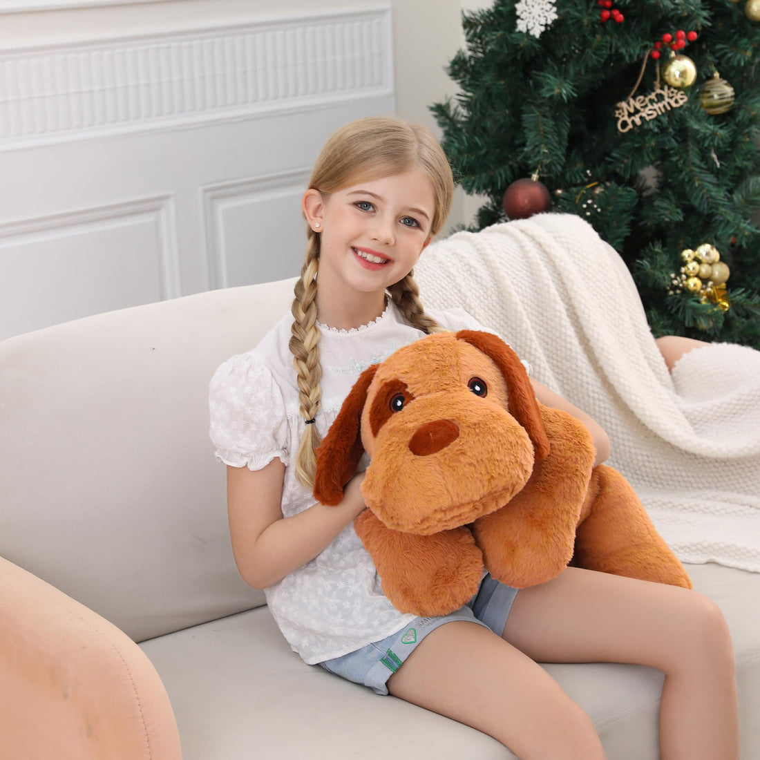 Get a Hug!! -- 5 lbs 24" Weighted Stuffed Animals, Panda Plushie, Cute Panda Weighted Plush Pillow, Giant Stuffed Animals for Kids & Adults alike!! TCoU Recommendations from Amazon Products