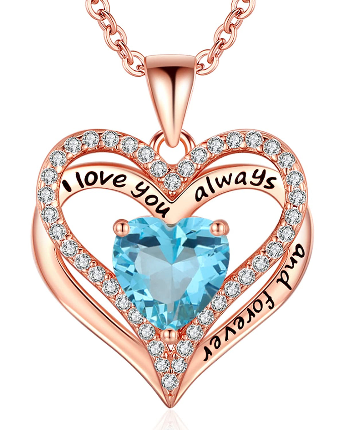 Always & Forever--I Love you Heart Necklace--S925 Sterling Silver Necklace for Women, TCoU Recommendations from Amazon Products