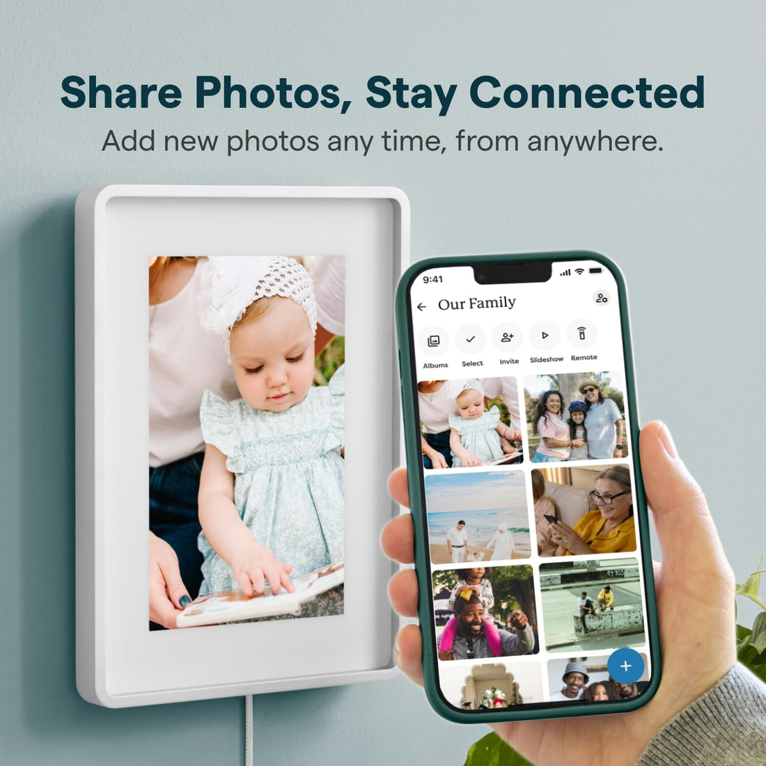 x-Amazon Best Finds - Gifts-Electronics --Skylight Digital Picture Frame, Load from Phone Capability, 10" White