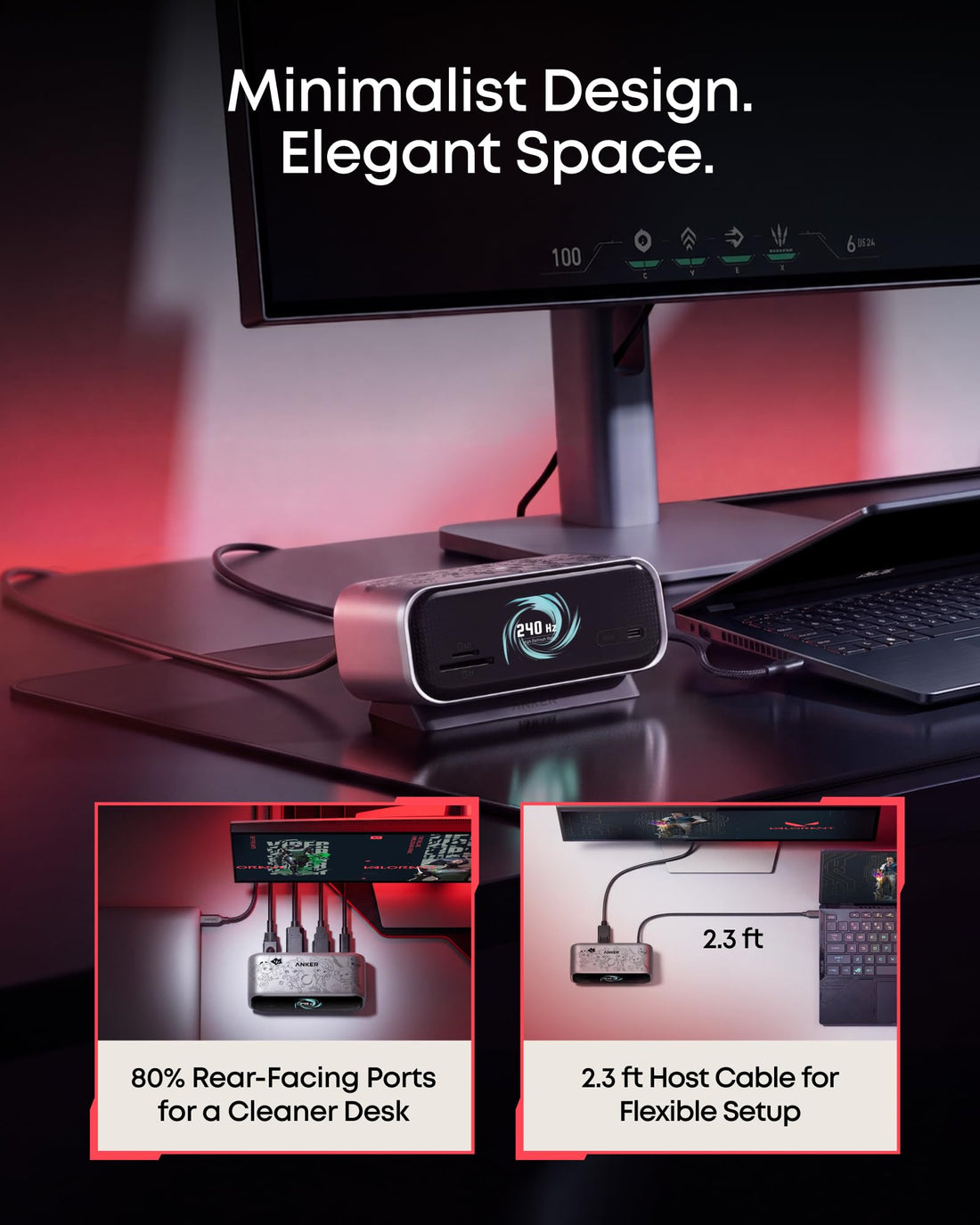 x-Amazon Best Finds - Electronics -Anker USB C Hub, Smart Display Hub, Dual Monitor USB-C Hub,No Charger