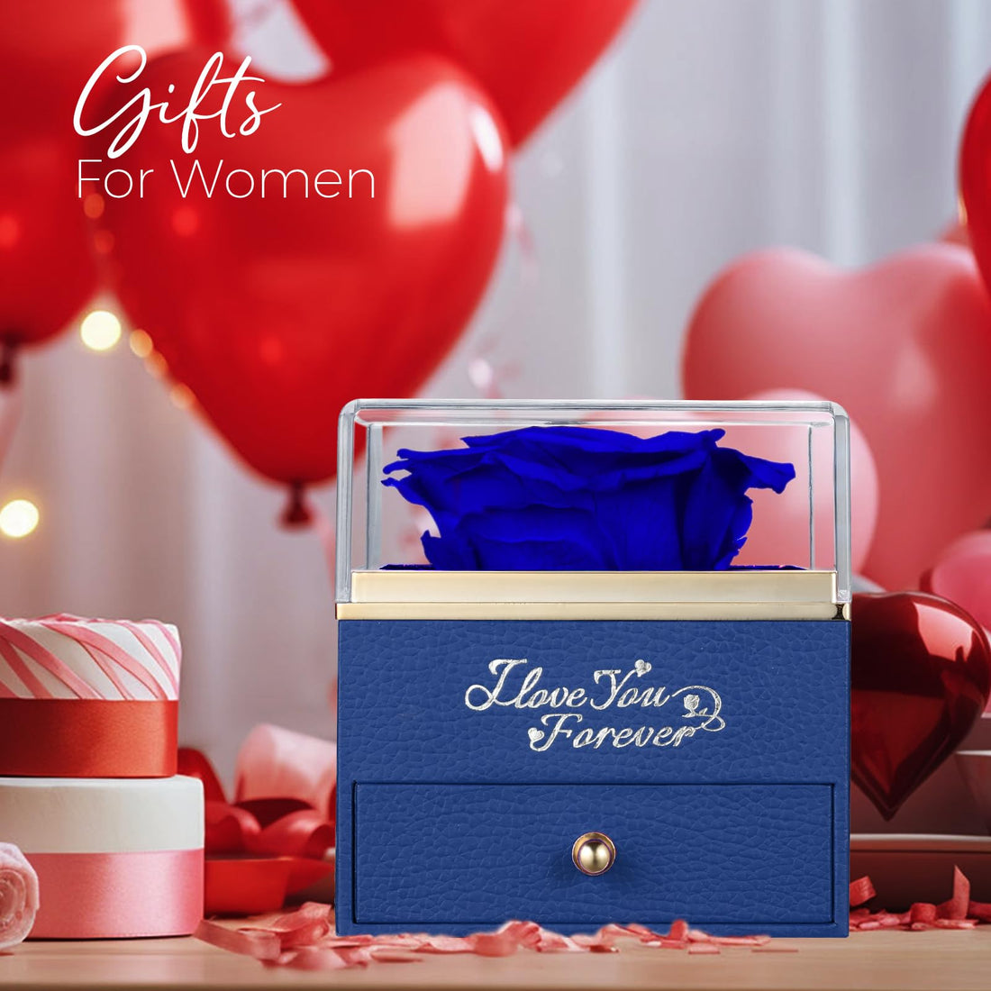 Heart Shaped Necklace--NEWNOVE Preserved Real Purple Rose with Angle Wings Necklace, Valentines Day Flowers Gifts for Mom Grandma Wife Girlfriend, I Love You Gifts for Her, Anniversary or Birthday Gifts for Women, TCoU Recommendations from Amazon Products