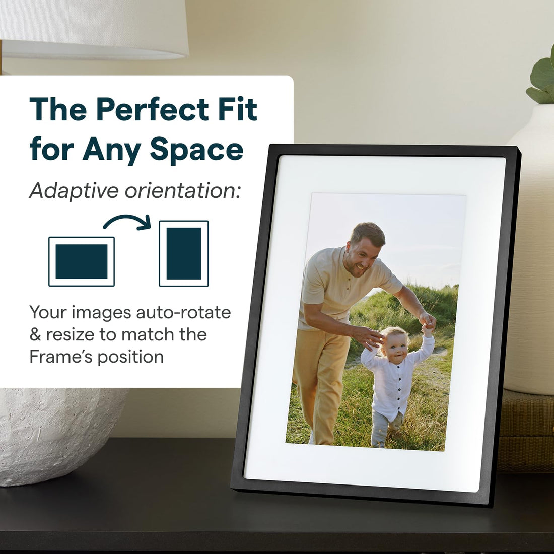 x-Amazon Best Finds - Gifts-Electronics --Skylight Digital Picture Frame, Load from Phone Capability, 10" White