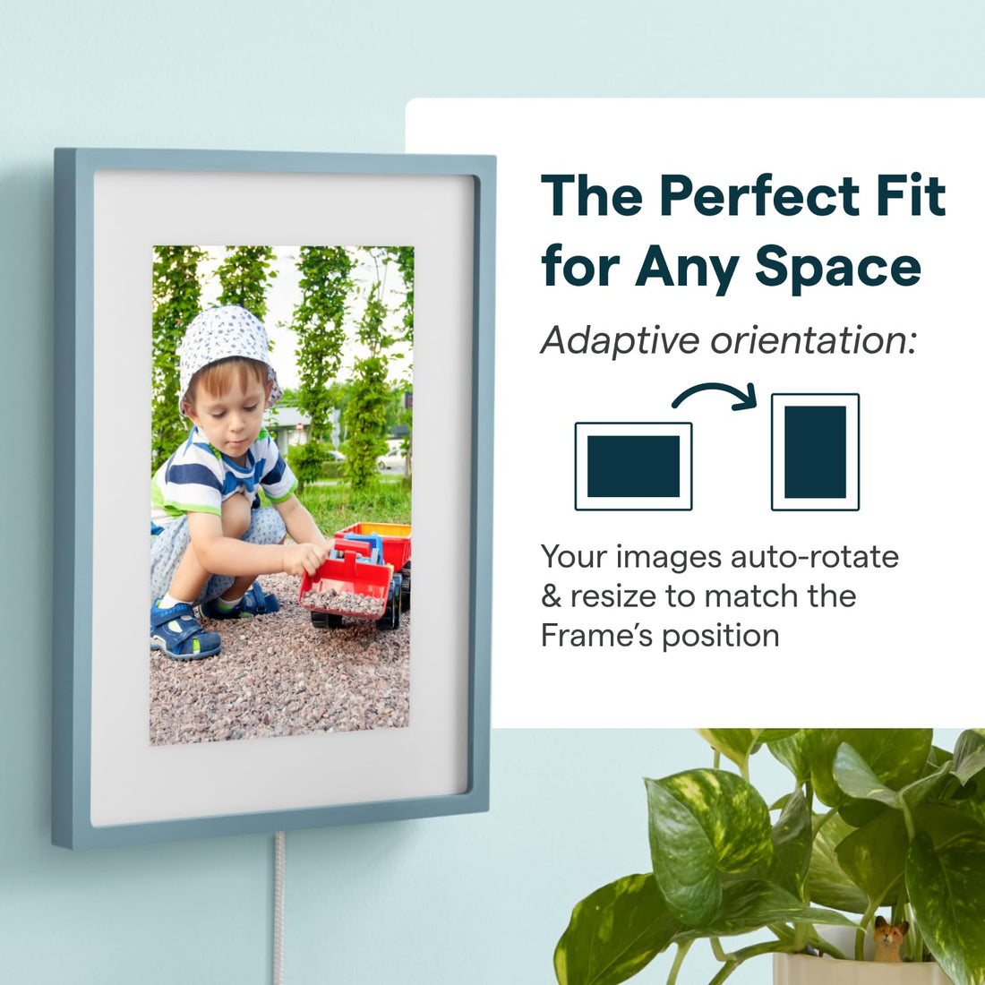 x-Amazon Best Finds - Gifts-Electronics --Skylight Digital Picture Frame, Load from Phone Capability, 10" White