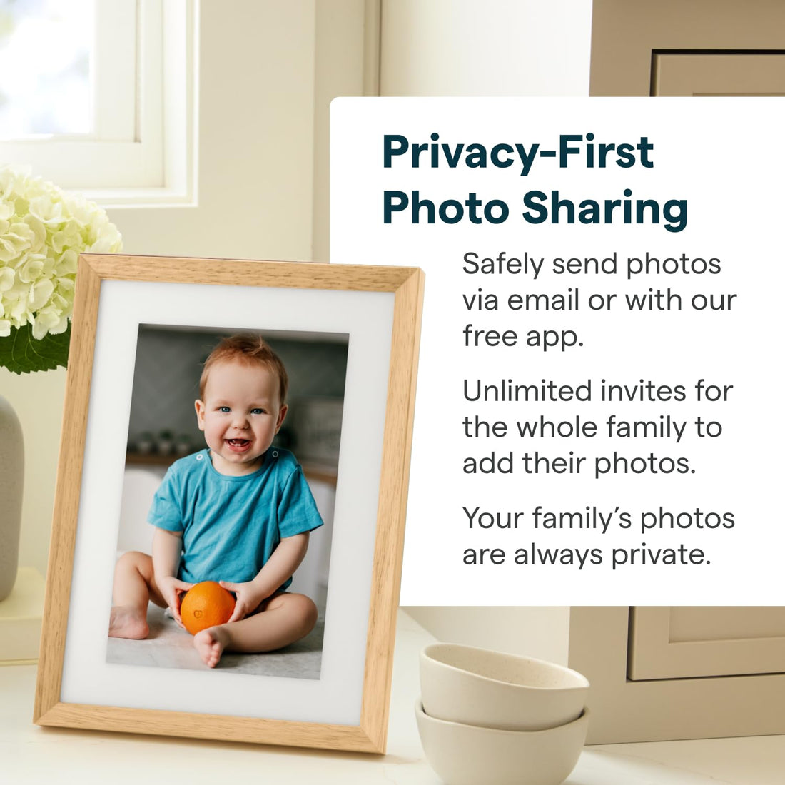 x-Amazon Best Finds - Gifts-Electronics --Skylight Digital Picture Frame, Load from Phone Capability, 10" White