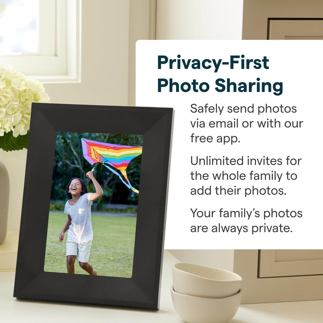 x-Amazon Best Finds - Gifts-Electronics --Skylight Digital Picture Frame, Load from Phone Capability, 10" White