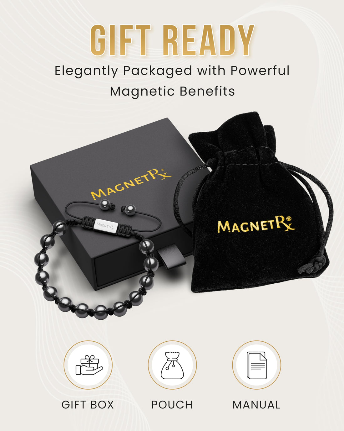 Copper Jewelry--MagnetRX® Magnetic Bracelets for Men & Women – MAX Strength Magnetic Hematite & Copper Bracelet with 8mm Solid Copper Beads (Double Copper), TCoU Recommendations from Amazon Products