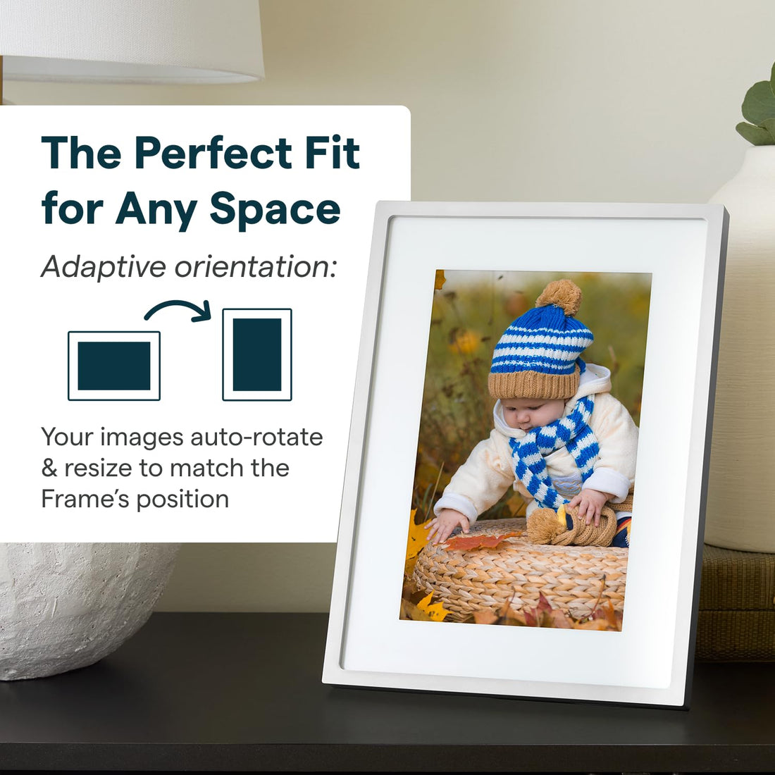 x-Amazon Best Finds - Gifts-Electronics --Skylight Digital Picture Frame, Load from Phone Capability, 10" White