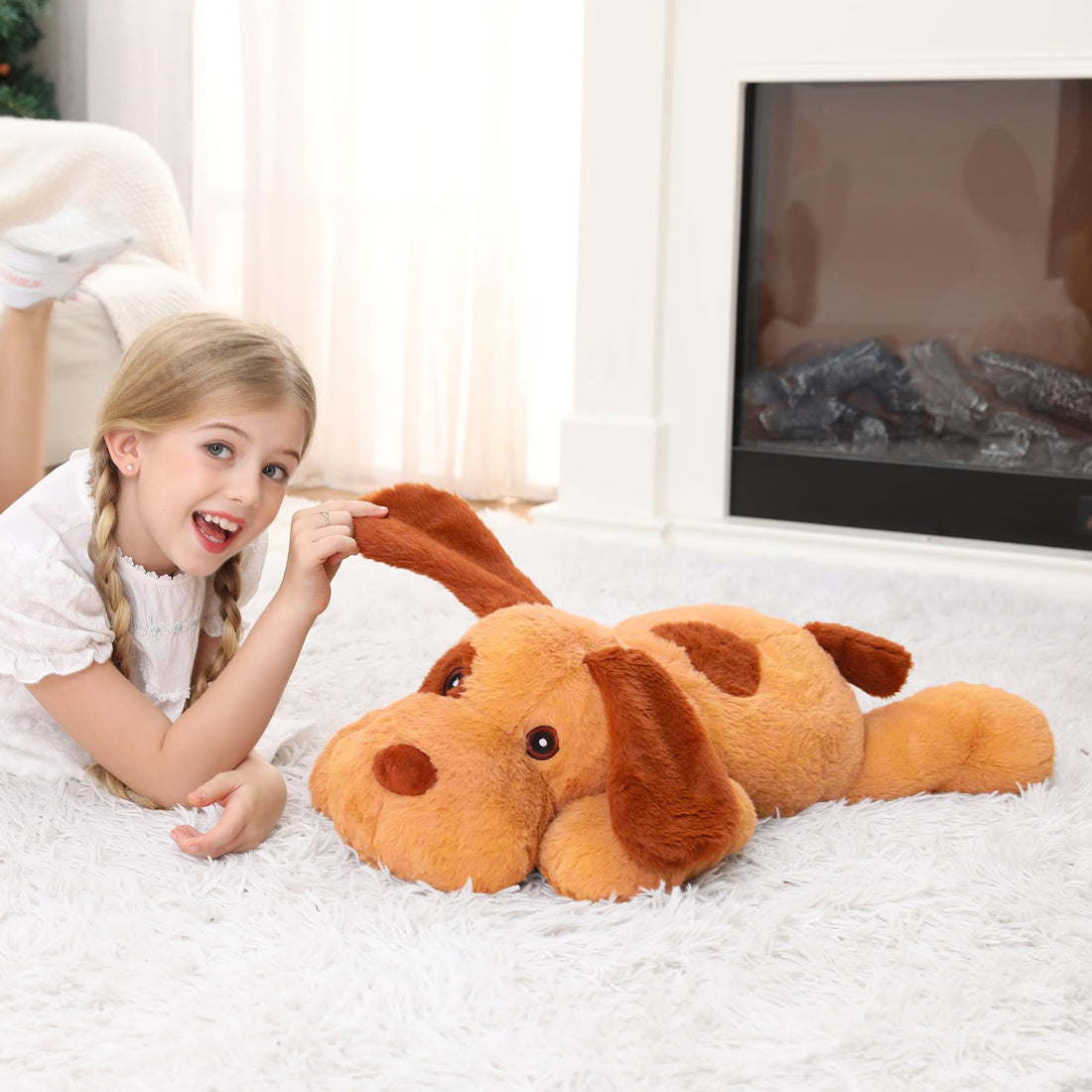 Get a Hug!! -- 5 lbs 24" Weighted Stuffed Animals, Panda Plushie, Cute Panda Weighted Plush Pillow, Giant Stuffed Animals for Kids & Adults alike!! TCoU Recommendations from Amazon Products