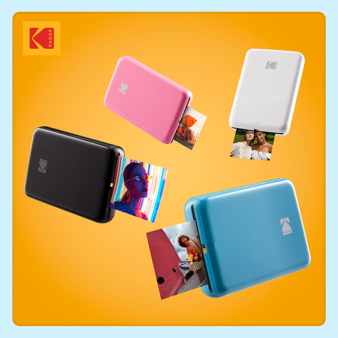 x-Amazon Best Finds - Gifts-electronics -- KODAK Step Instant Photo Printer, Zink 2x3” Color Sticky-Back Photos, Bluetooth Compatible with iOS & Android Devices, Editing App, Blue