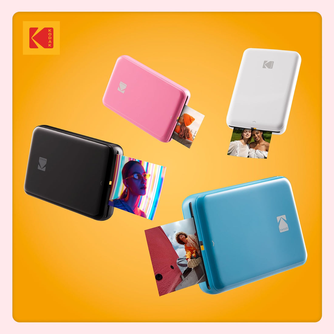 x-Amazon Best Finds - Gifts-electronics -- KODAK Step Instant Photo Printer, Zink 2x3” Color Sticky-Back Photos, Bluetooth Compatible with iOS & Android Devices, Editing App, Blue