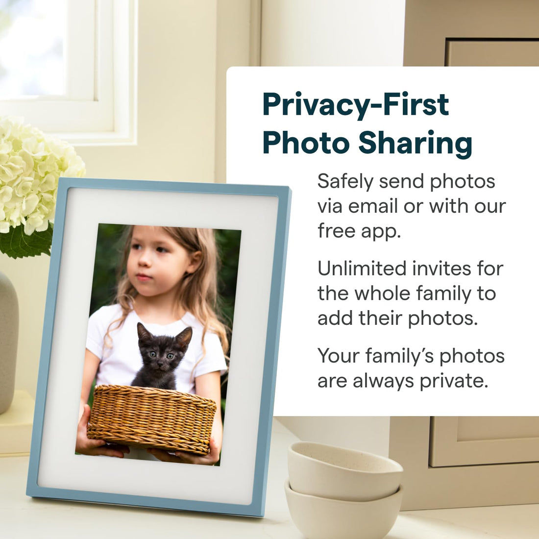 x-Amazon Best Finds - Gifts-Electronics --Skylight Digital Picture Frame, Load from Phone Capability, 10" White