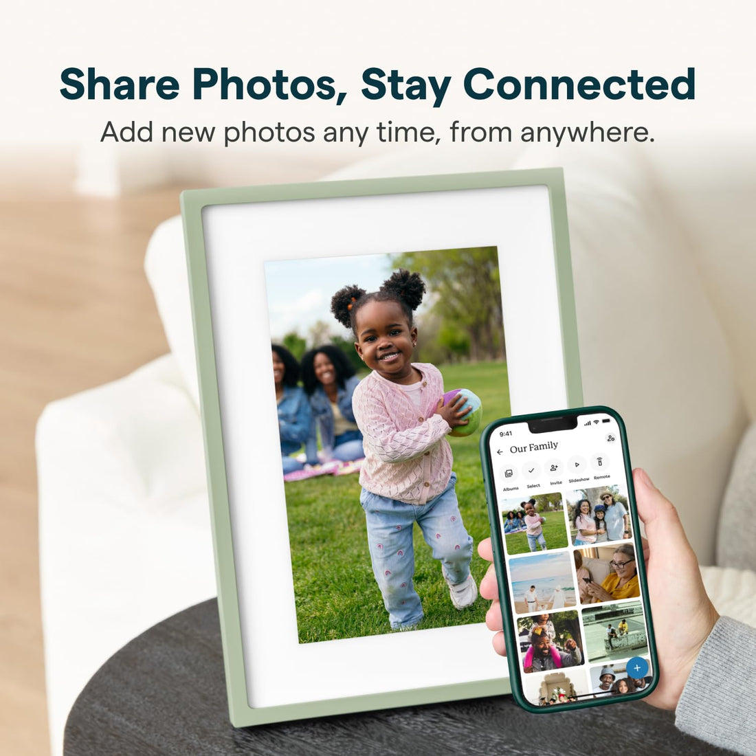 x-Amazon Best Finds - Gifts-Electronics --Skylight Digital Picture Frame, Load from Phone Capability, 10" White