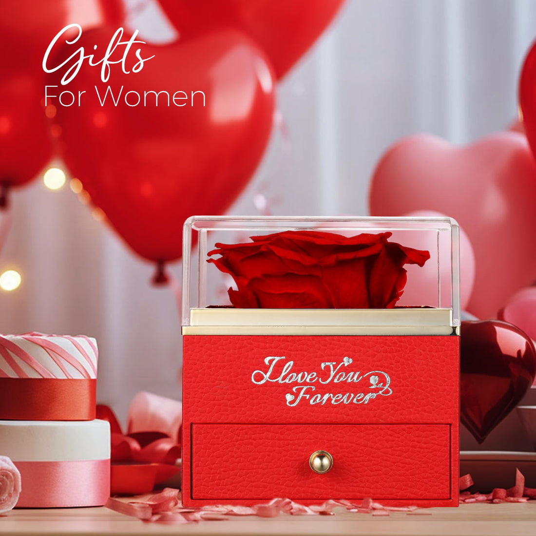 Heart Shaped Necklace--NEWNOVE Preserved Real Purple Rose with Angle Wings Necklace, Valentines Day Flowers Gifts for Mom Grandma Wife Girlfriend, I Love You Gifts for Her, Anniversary or Birthday Gifts for Women, TCoU Recommendations from Amazon Products