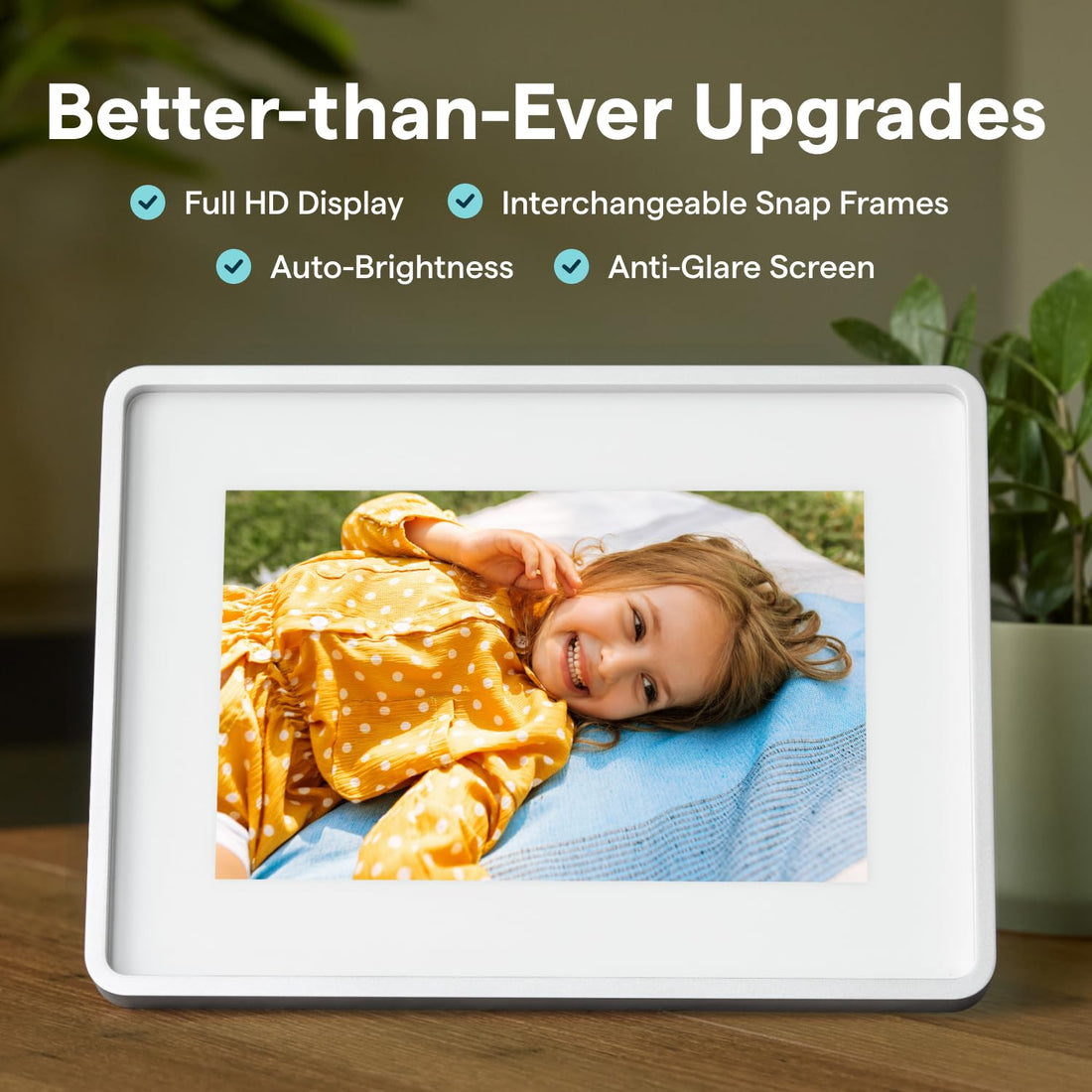 x-Amazon Best Finds - Gifts-Electronics --Skylight Digital Picture Frame, Load from Phone Capability, 10" White