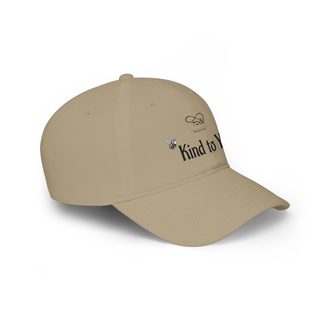 Be Kind To You! Embroidered Baseball Cap — Positive Message Low-Profile Hat