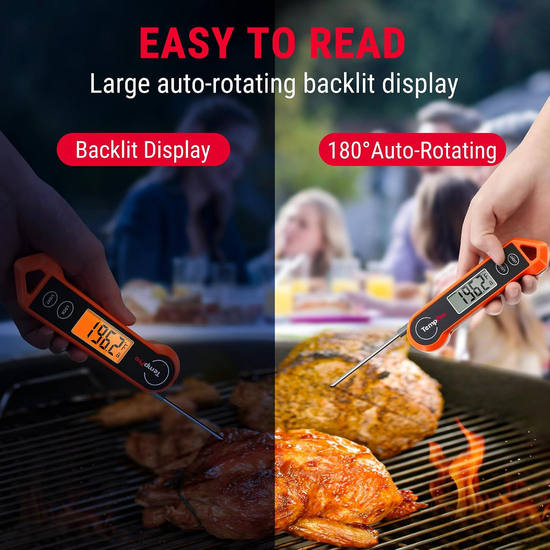 x-Amazon Best Finds - Kitchen - TempPro TempSwift 1 Sec Instant Read Meat Thermometer Digital
