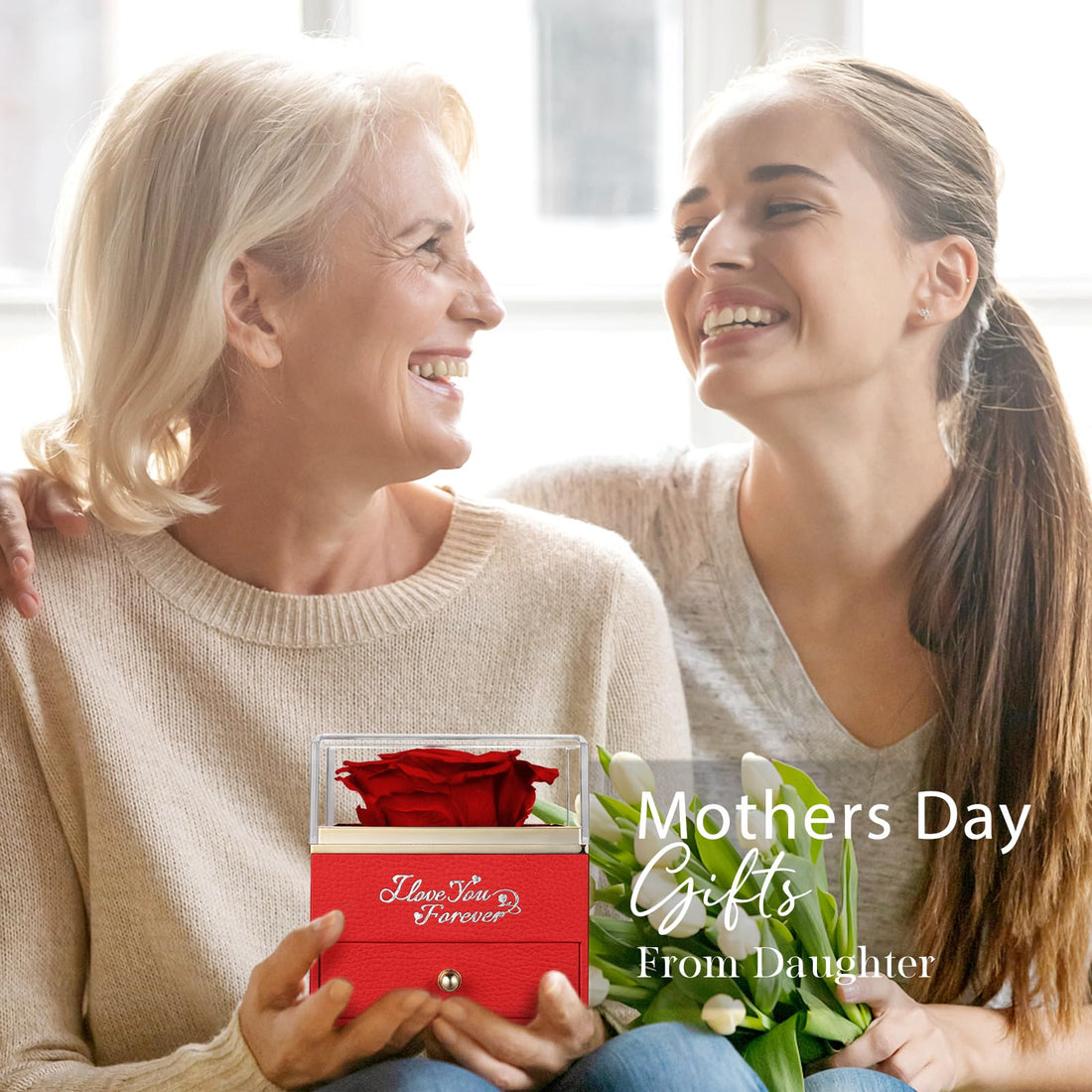 Heart Shaped Necklace--NEWNOVE Preserved Real Purple Rose with Angle Wings Necklace, Valentines Day Flowers Gifts for Mom Grandma Wife Girlfriend, I Love You Gifts for Her, Anniversary or Birthday Gifts for Women, TCoU Recommendations from Amazon Products