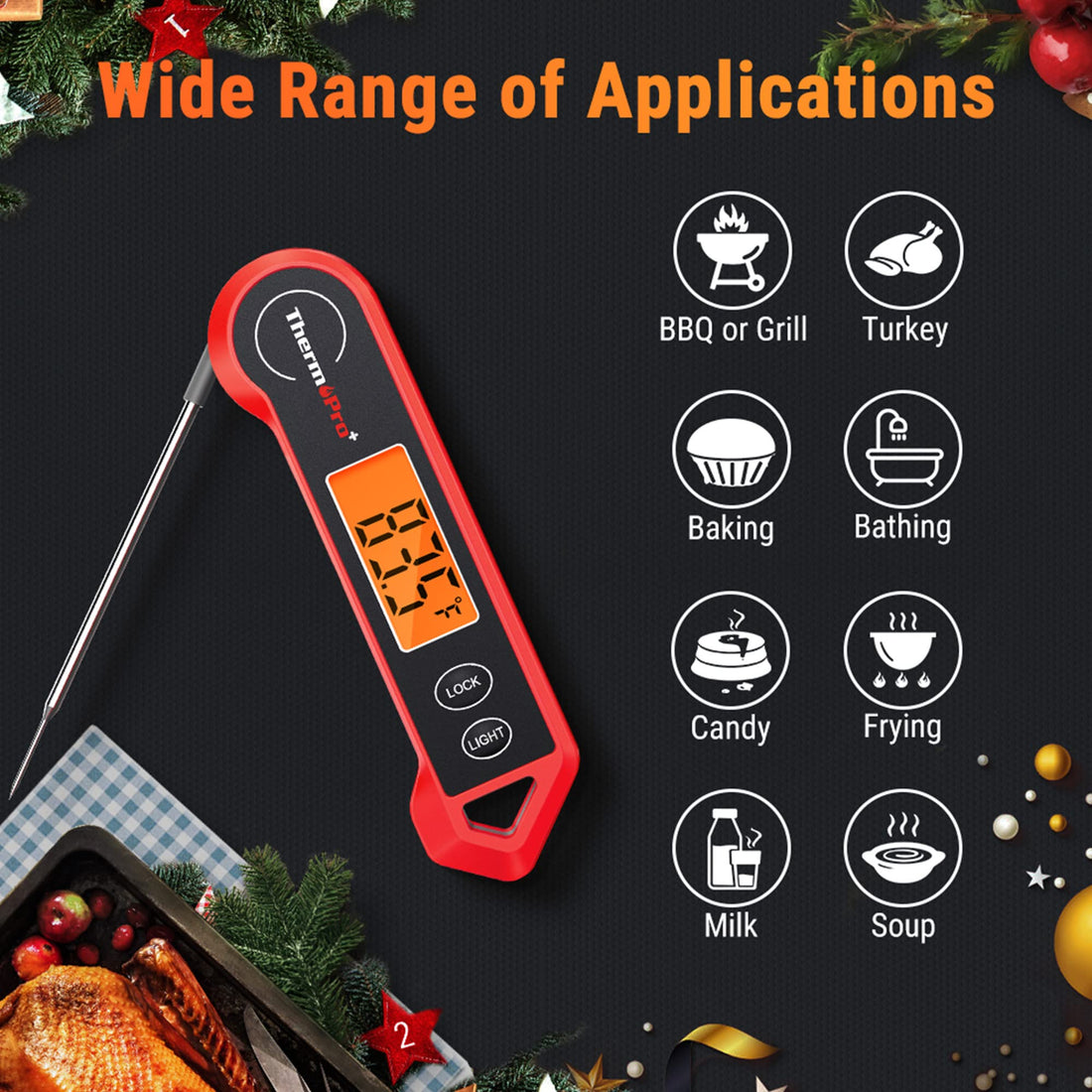x-Amazon Best Finds - Kitchen - TempPro TempSwift 1 Sec Instant Read Meat Thermometer Digital