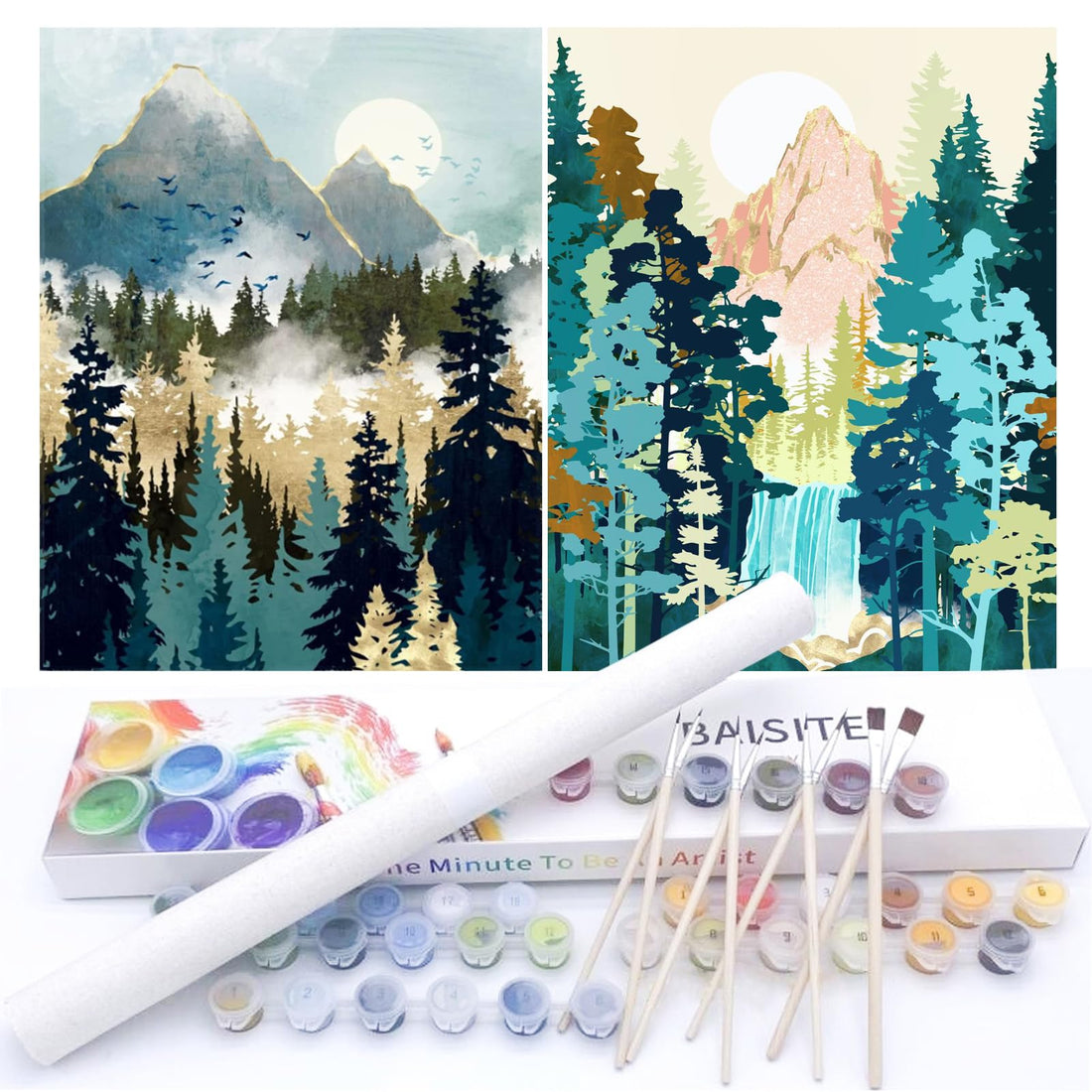 Paint by Numbers Kit for Adults,16" Lx20 W Canvas for Painting Kits for Adults in Colorful Box-Breathtaking Colorful Scenery 8481-Already Stretched on a Wooden Frame, TCoU Recommendations from Amazon Products