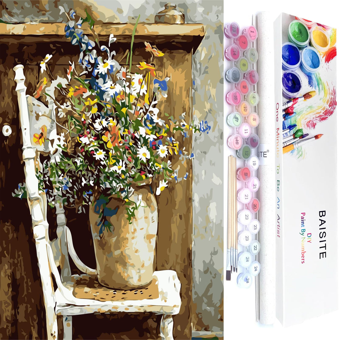 Paint by Numbers Kit for Adults,16" Lx20 W Canvas for Painting Kits for Adults in Colorful Box-Breathtaking Colorful Scenery 8481-Already Stretched on a Wooden Frame, TCoU Recommendations from Amazon Products