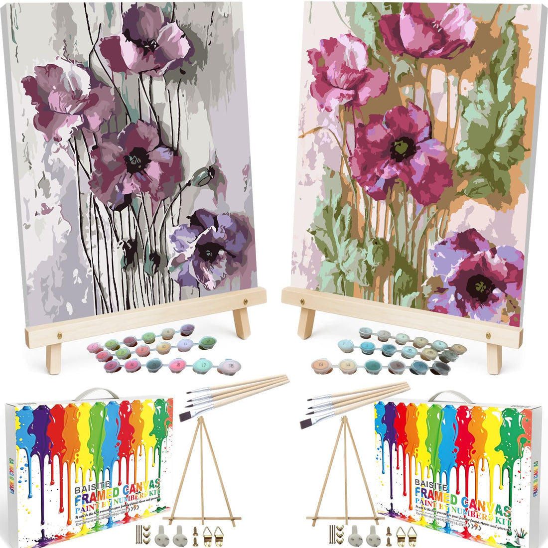 Paint by Numbers Kit for Adults,16" Lx20 W Canvas for Painting Kits for Adults in Colorful Box-Breathtaking Colorful Scenery 8481-Already Stretched on a Wooden Frame, TCoU Recommendations from Amazon Products