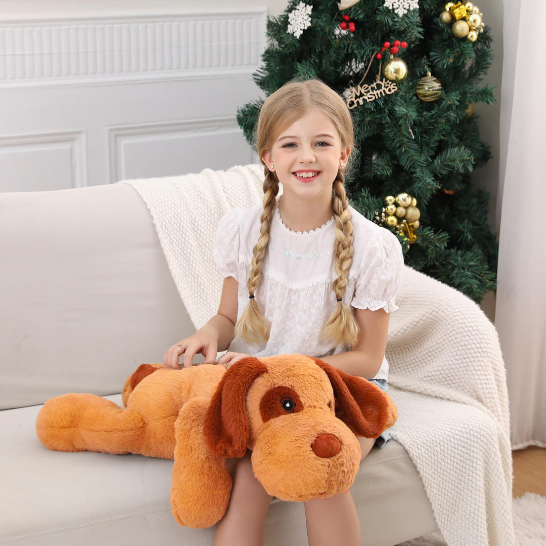Get a Hug!! -- 5 lbs 24" Weighted Stuffed Animals, Panda Plushie, Cute Panda Weighted Plush Pillow, Giant Stuffed Animals for Kids & Adults alike!! TCoU Recommendations from Amazon Products