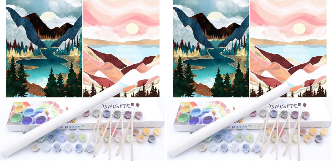 Paint by Numbers Kit for Adults,16" Lx20 W Canvas for Painting Kits for Adults in Colorful Box-Breathtaking Colorful Scenery 8481-Already Stretched on a Wooden Frame, TCoU Recommendations from Amazon Products