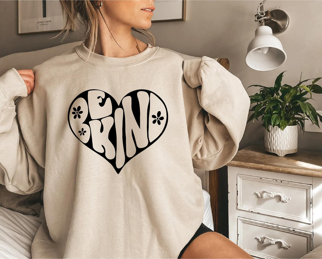 Be Kind Sweatshirt, Positive Quote, Unisex Sweatshirt, Mothers Day Gift--TCoU Recommendations from Amazon Products