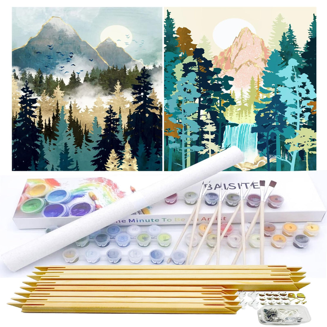 Paint by Numbers Kit for Adults,16" Lx20 W Canvas for Painting Kits for Adults in Colorful Box-Breathtaking Colorful Scenery 8481-Already Stretched on a Wooden Frame, TCoU Recommendations from Amazon Products
