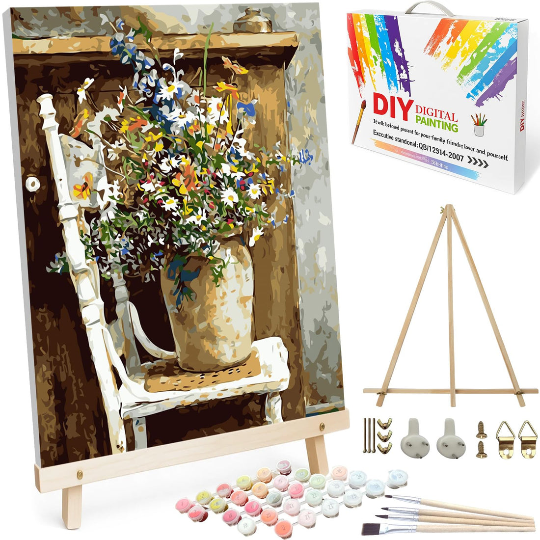 Paint by Numbers Kit for Adults,16" Lx20 W Canvas for Painting Kits for Adults in Colorful Box-Breathtaking Colorful Scenery 8481-Already Stretched on a Wooden Frame, TCoU Recommendations from Amazon Products