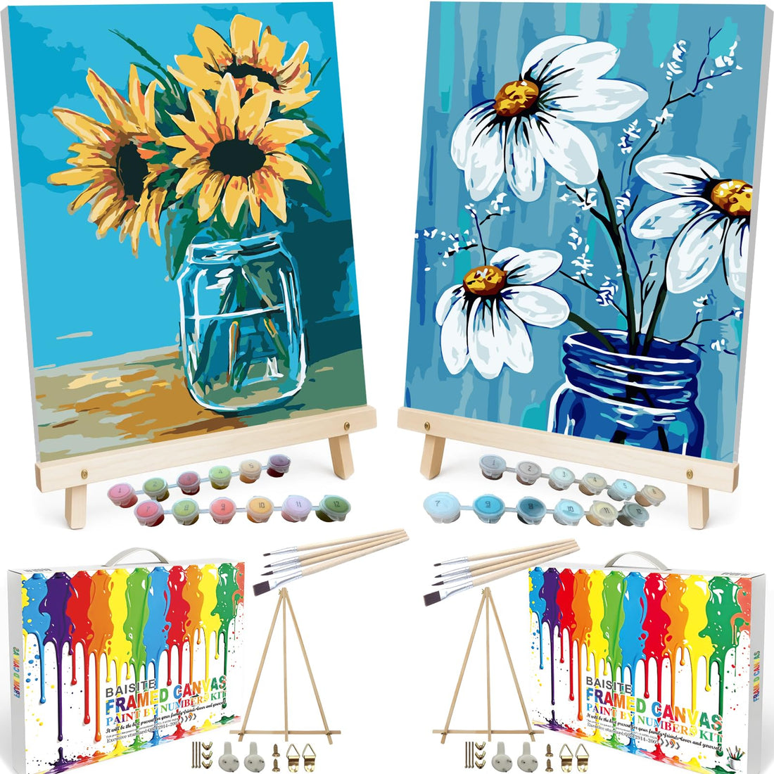 Paint by Numbers Kit for Adults,16" Lx20 W Canvas for Painting Kits for Adults in Colorful Box-Breathtaking Colorful Scenery 8481-Already Stretched on a Wooden Frame, TCoU Recommendations from Amazon Products