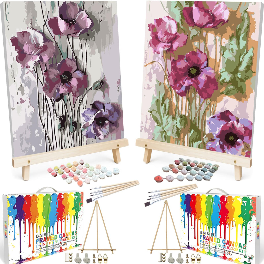 Paint by Numbers Kit for Adults,16" Lx20 W Canvas for Painting Kits for Adults in Colorful Box-Breathtaking Colorful Scenery 8481-Already Stretched on a Wooden Frame, TCoU Recommendations from Amazon Products