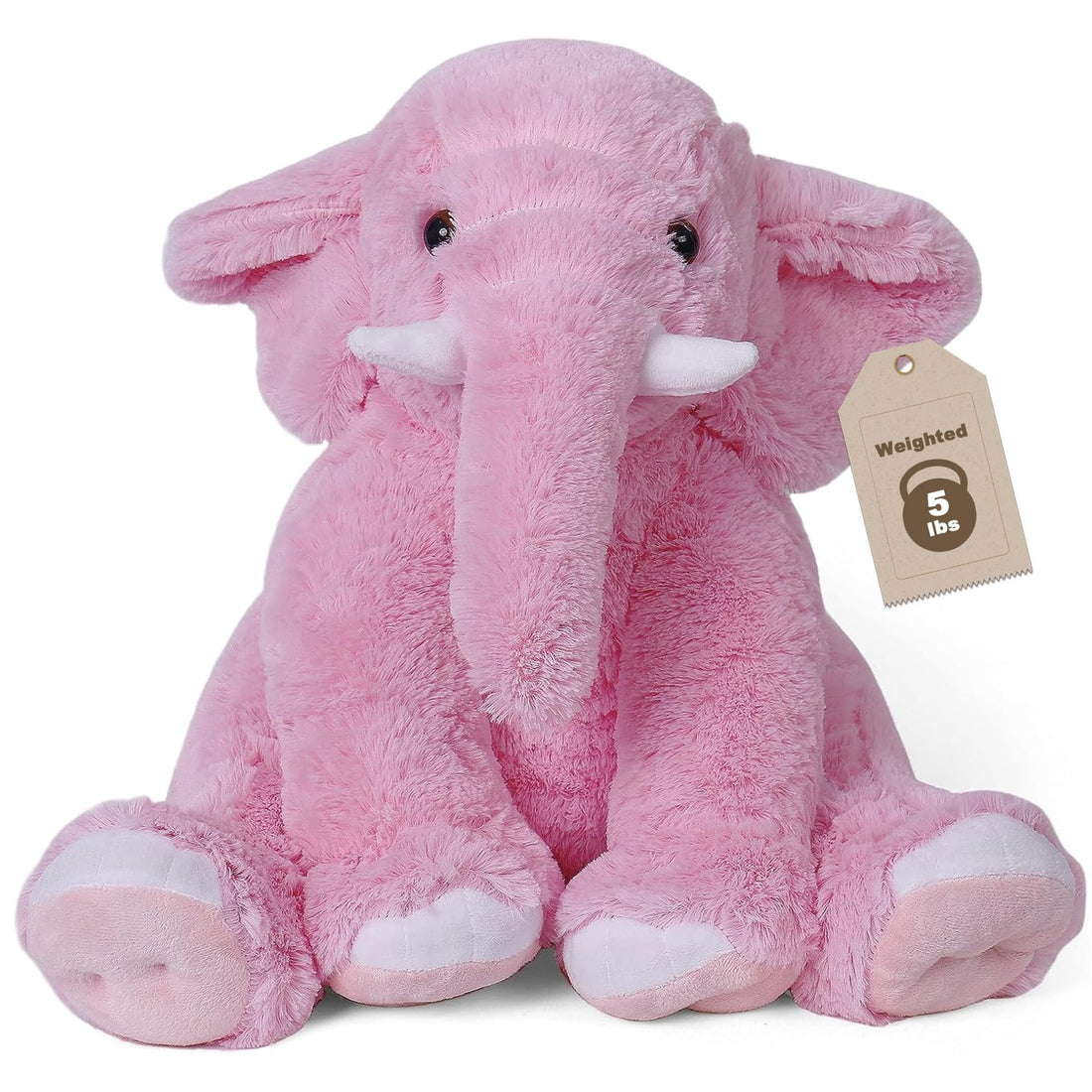 Get a Hug!! -- 5 lbs 24" Weighted Stuffed Animals, Panda Plushie, Cute Panda Weighted Plush Pillow, Giant Stuffed Animals for Kids & Adults alike!! TCoU Recommendations from Amazon Products