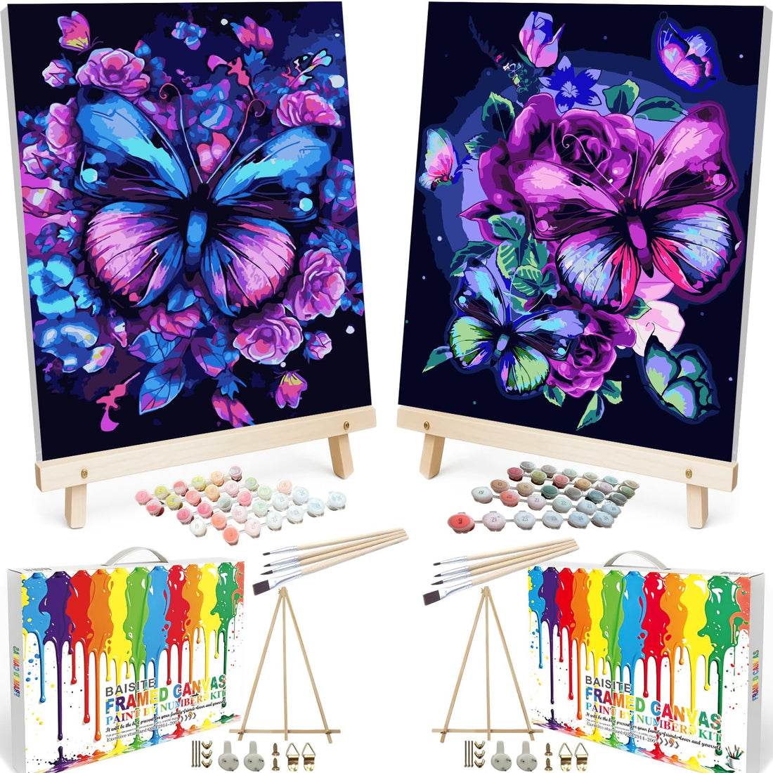 Paint by Numbers Kit for Adults,16" Lx20 W Canvas for Painting Kits for Adults in Colorful Box-Breathtaking Colorful Scenery 8481-Already Stretched on a Wooden Frame, TCoU Recommendations from Amazon Products