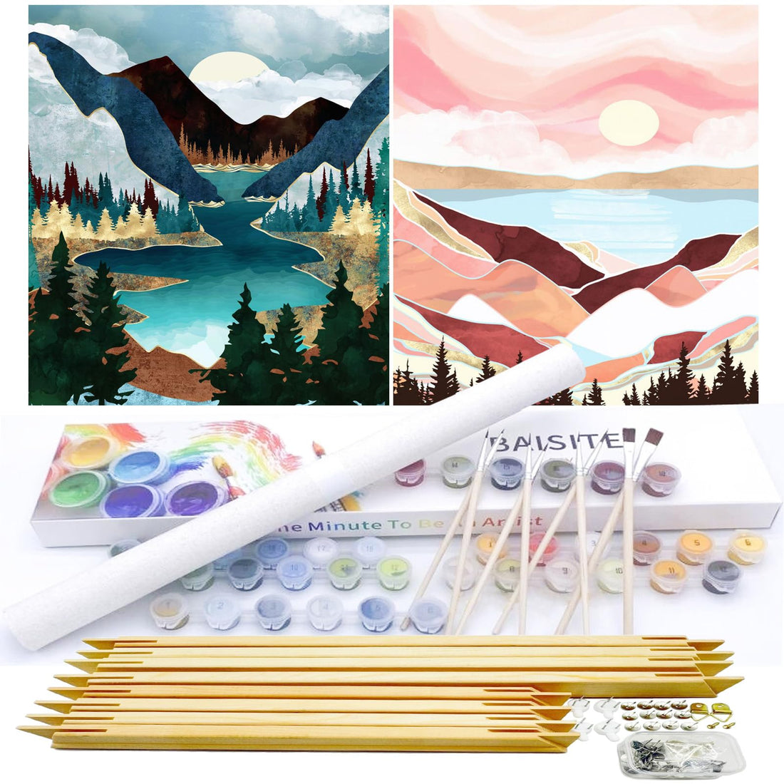 Paint by Numbers Kit for Adults,16" Lx20 W Canvas for Painting Kits for Adults in Colorful Box-Breathtaking Colorful Scenery 8481-Already Stretched on a Wooden Frame, TCoU Recommendations from Amazon Products