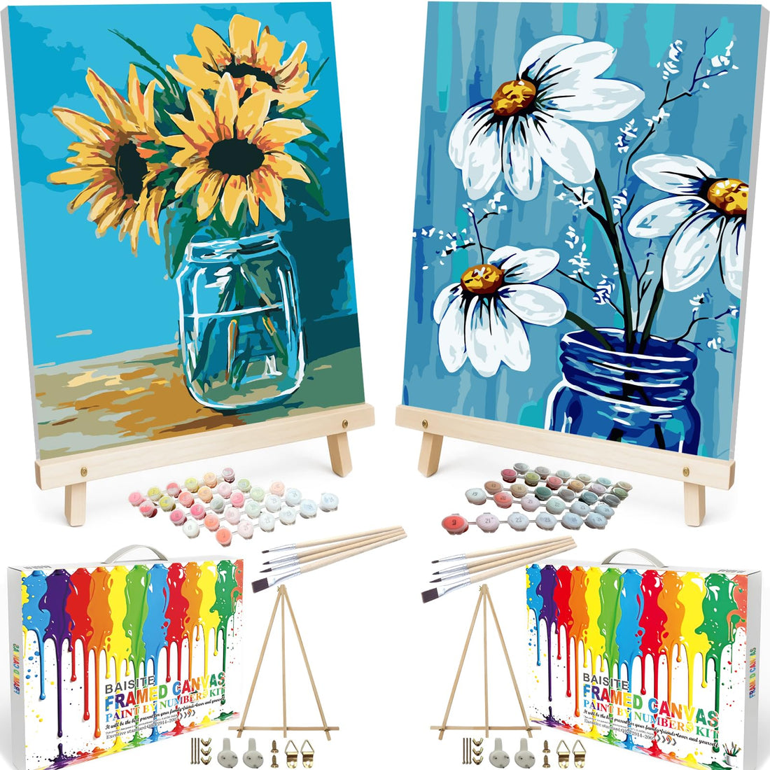 Paint by Numbers Kit for Adults,16" Lx20 W Canvas for Painting Kits for Adults in Colorful Box-Breathtaking Colorful Scenery 8481-Already Stretched on a Wooden Frame, TCoU Recommendations from Amazon Products