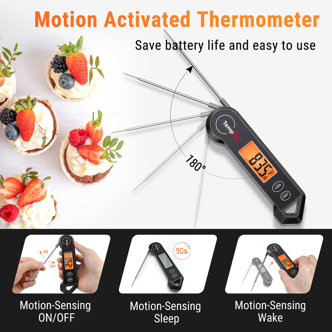 x-Amazon Best Finds - Kitchen - TempPro TempSwift 1 Sec Instant Read Meat Thermometer Digital