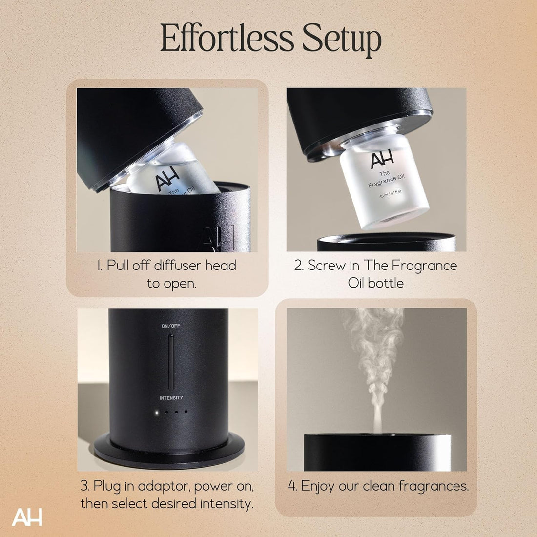 Air diffuser--Aura House Smart Cold Air Diffuser & Fragrance Oil Duo – Bluetooth App-Controlled Diffuser for Home (Collins & Coast 30 ml Oils) – Hotel-Inspired Scents, Effortless Ambiance, TCoU Recommendations from Amazon Products