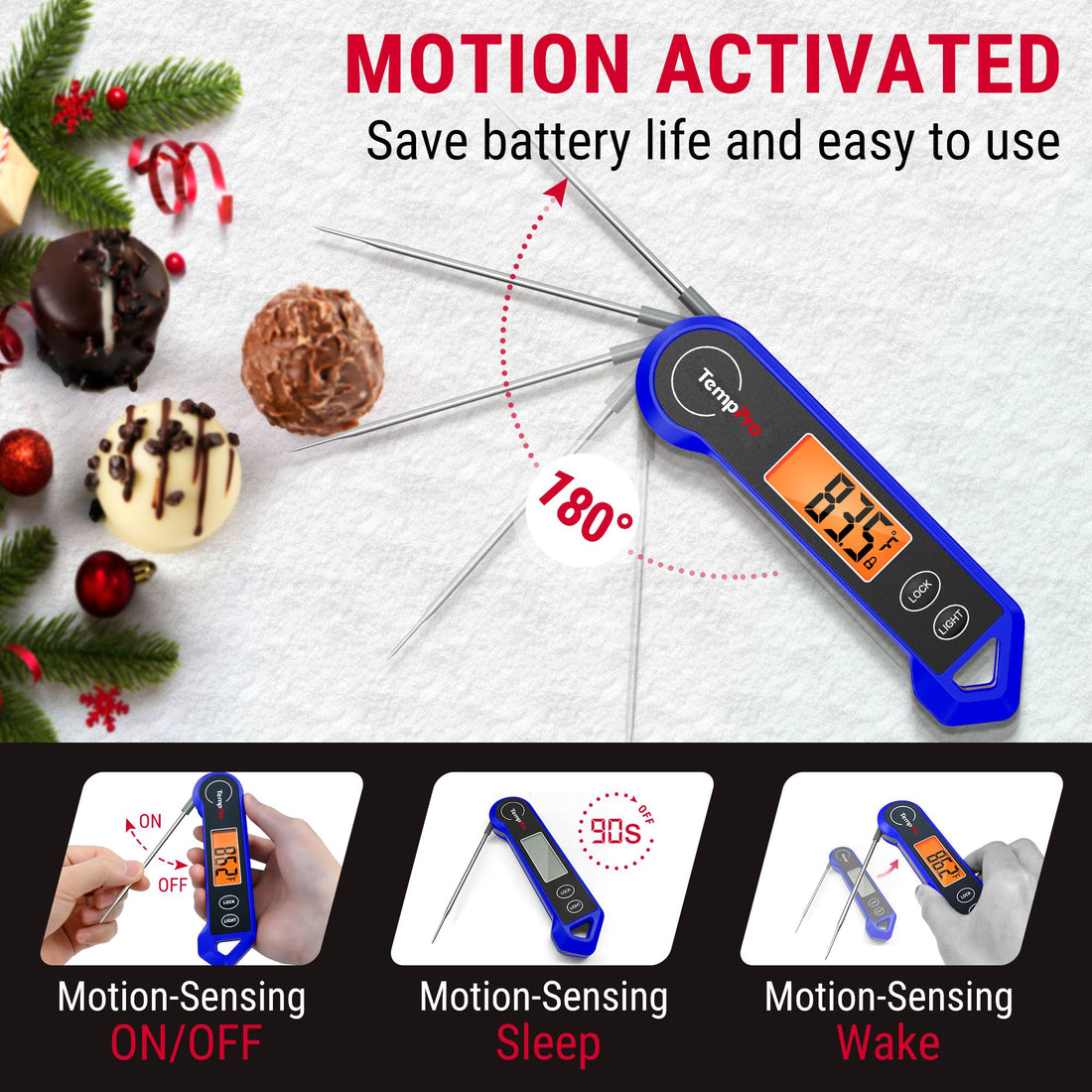 x-Amazon Best Finds - Kitchen - TempPro TempSwift 1 Sec Instant Read Meat Thermometer Digital