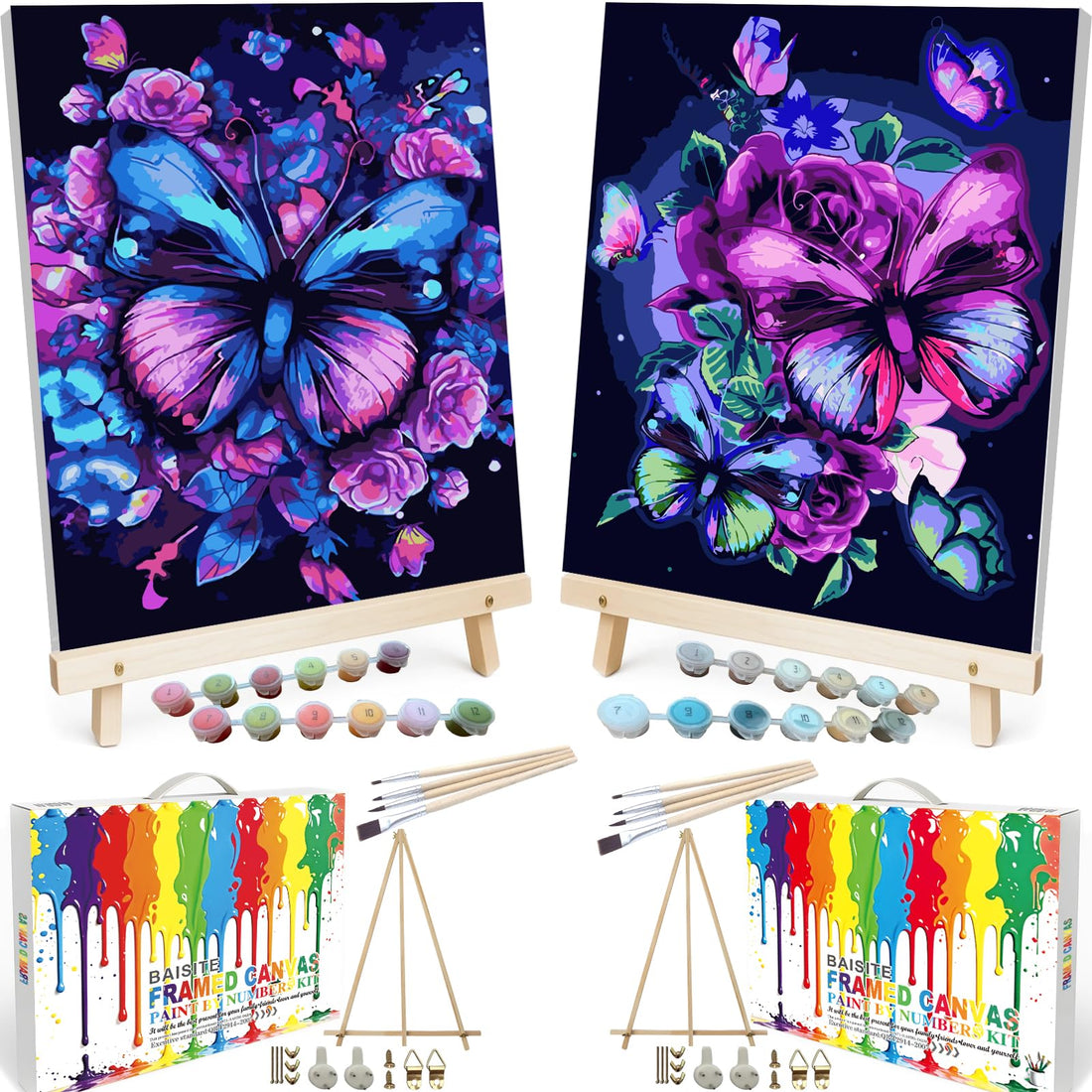 Paint by Numbers Kit for Adults,16" Lx20 W Canvas for Painting Kits for Adults in Colorful Box-Breathtaking Colorful Scenery 8481-Already Stretched on a Wooden Frame, TCoU Recommendations from Amazon Products