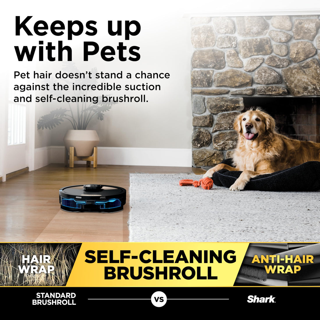 XX-Shop Amazon Products-TCoU affiliate--Shark AV2511AE AI Ultra Robot Vacuum, Black/Silver, Carpet and Hard Floor