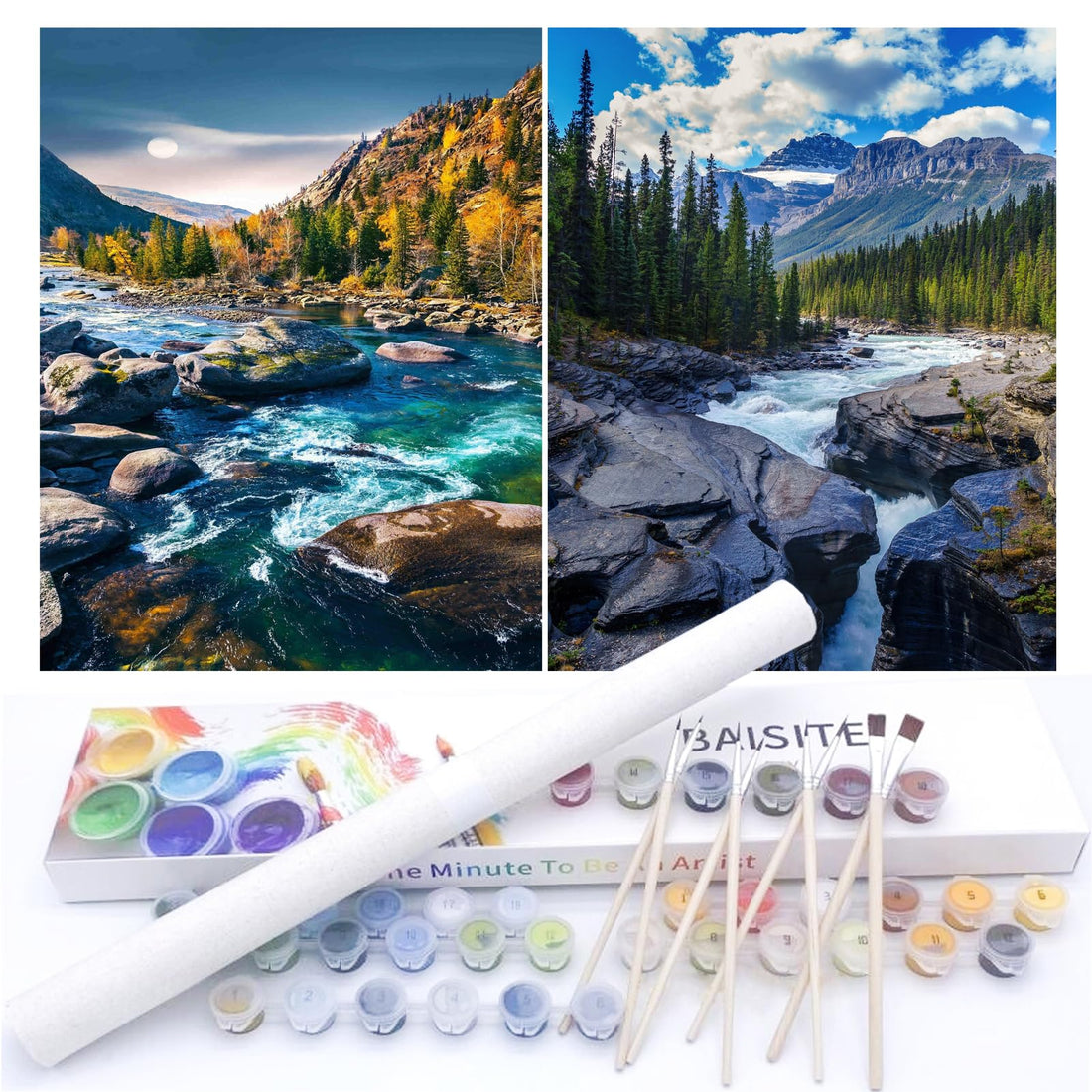 Paint by Numbers Kit for Adults,16" Lx20 W Canvas for Painting Kits for Adults in Colorful Box-Breathtaking Colorful Scenery 8481-Already Stretched on a Wooden Frame, TCoU Recommendations from Amazon Products