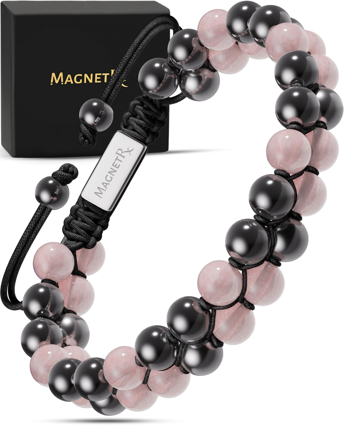Copper Jewelry--MagnetRX® Magnetic Bracelets for Men & Women – MAX Strength Magnetic Hematite & Copper Bracelet with 8mm Solid Copper Beads (Double Copper), TCoU Recommendations from Amazon Products