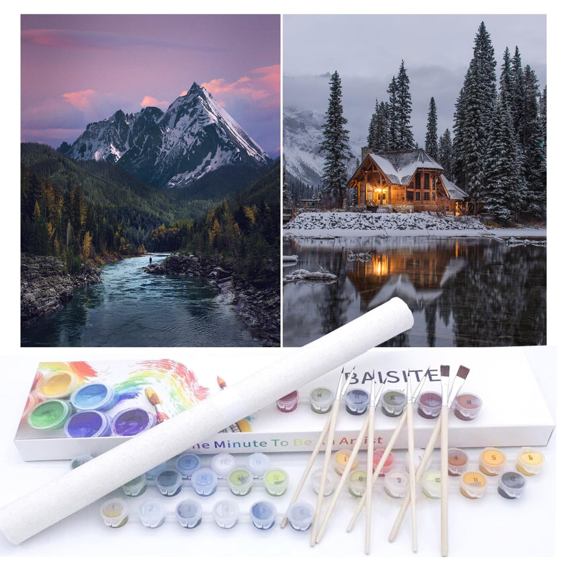 Paint by Numbers Kit for Adults,16" Lx20 W Canvas for Painting Kits for Adults in Colorful Box-Breathtaking Colorful Scenery 8481-Already Stretched on a Wooden Frame, TCoU Recommendations from Amazon Products
